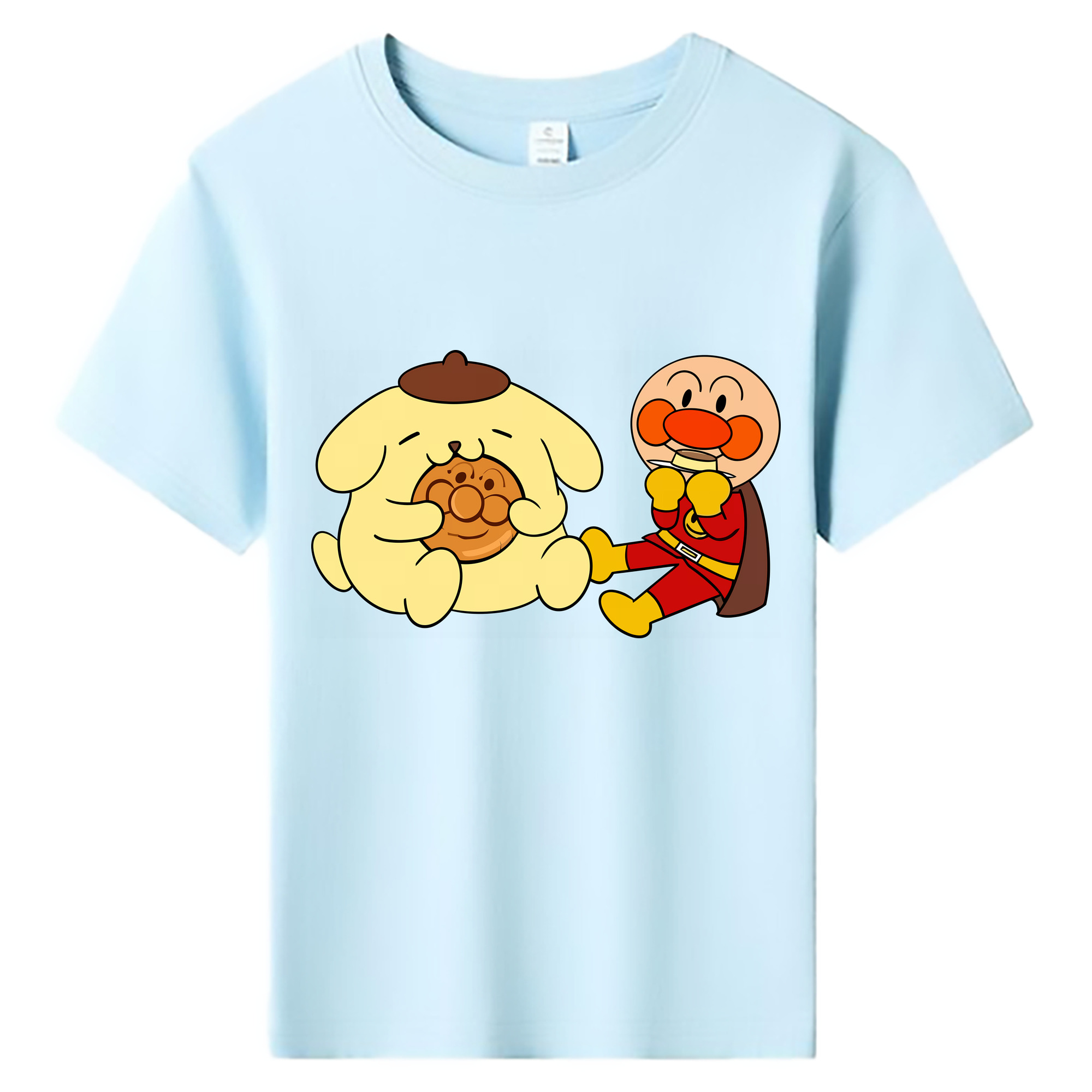 （画像用） アンパンマン Anpanman 綿100％キッズTシャツ（フロントプリント）